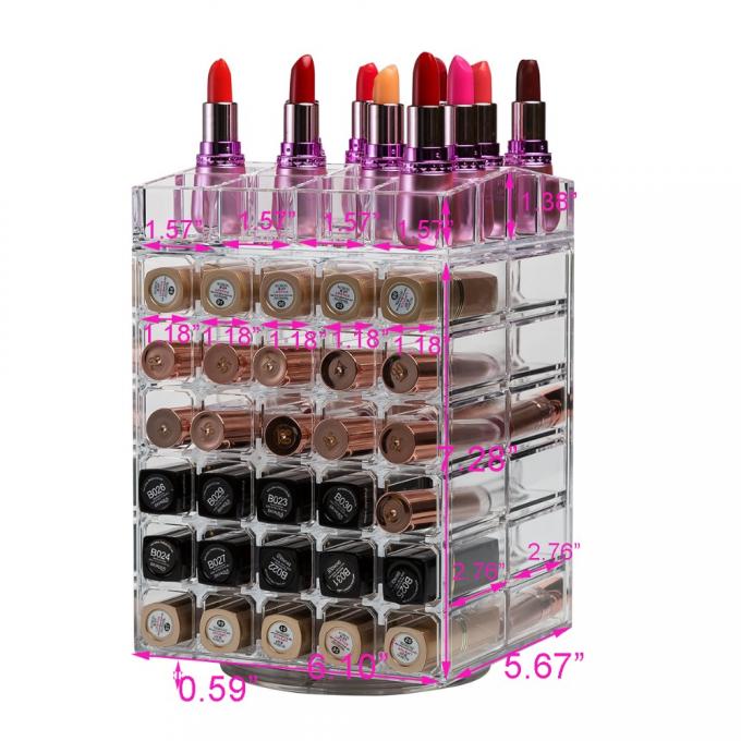 ปากกาลิปสติกแบบหมุน Acrylic, Spinning Lipstick Tower.jpg