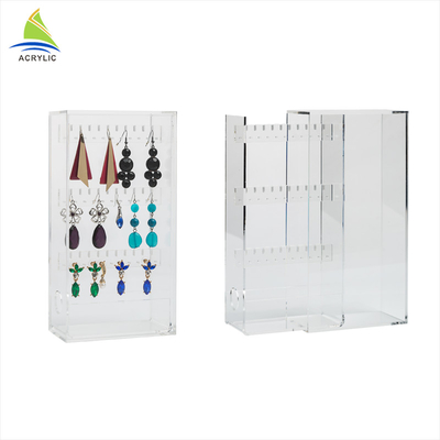 อัญมณีที่สง่างามแสดง Plexiglass การออกแบบชั้นวางสก์ท็อป Rack Display