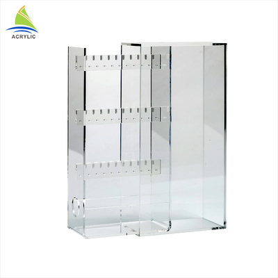 อัญมณีที่สง่างามแสดง Plexiglass การออกแบบชั้นวางสก์ท็อป Rack Display