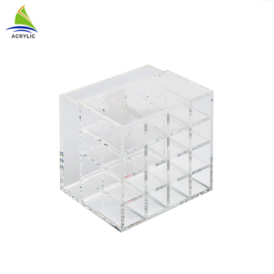 เคาน์เตอร์เครื่องสำอางค์คริลิคเครื่องสำอางค์ Acrylic Cosmetic Lipstick Organizer