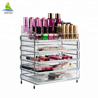 Makeup พลาสติกขนาดเล็กปรับแต่งมัลติฟังก์ชั่คริลิคเครื่องสำอาง / แต่งหน้า
