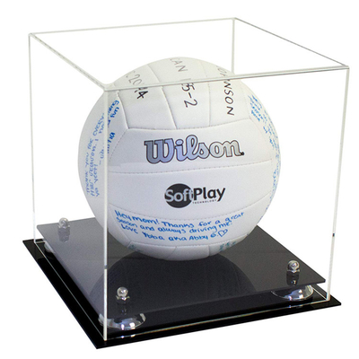 ตู้แสดงสินค้าอะคริลิคตู้คอนเทนเนอร์สำหรับบริการวอลเลย์บอล OEM