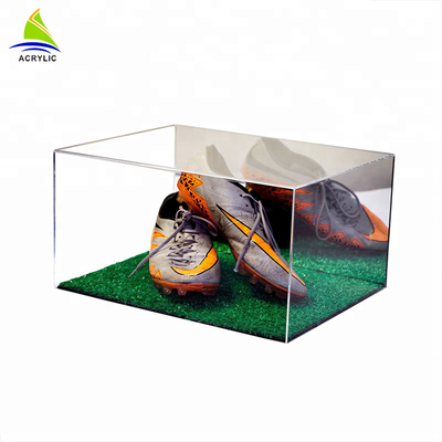 กล่องของขวัญคริลิคโปร่งใสกล่องรองเท้าอะครีลิก Plexiglass พร้อมฝาปิด
