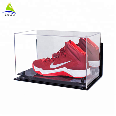 กล่องของขวัญคริลิคโปร่งใสกล่องรองเท้าอะครีลิก Plexiglass พร้อมฝาปิด