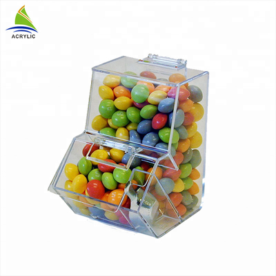 พื้นผิวเรียบนุ่มนวลเรียบหรู Plexiglass Sweet Box