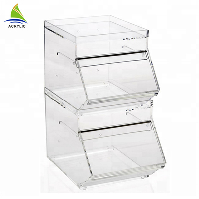 พื้นผิวเรียบนุ่มนวลเรียบหรู Plexiglass Sweet Box