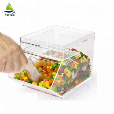 พื้นผิวเรียบนุ่มนวลเรียบหรู Plexiglass Sweet Box
