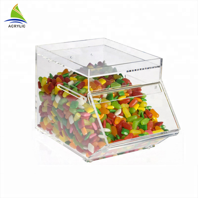 พื้นผิวเรียบนุ่มนวลเรียบหรู Plexiglass Sweet Box