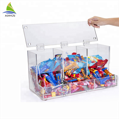 พื้นผิวเรียบนุ่มนวลเรียบหรู Plexiglass Sweet Box