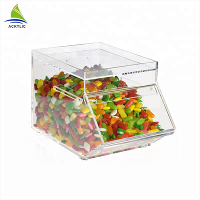 พื้นผิวเรียบนุ่มนวลเรียบหรู Plexiglass Sweet Box