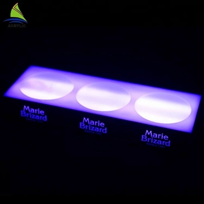 การออกแบบที่ทันสมัยล้างจอแสดงผล Led นำตู้แร็คขวดไวน์อะคริลิ