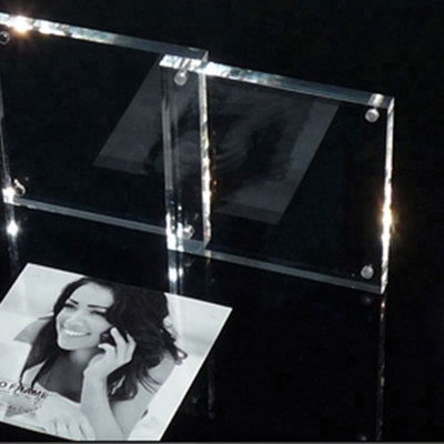 Custom Clear 2 Sided Acrylic 2x3 กรอบรูป 3x4 กรอบรูป