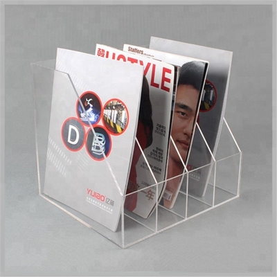 ผู้ถือโบว์ลิ่งอะคริลิใสแบบกำหนดเองอะคริลิค Flyer Stand