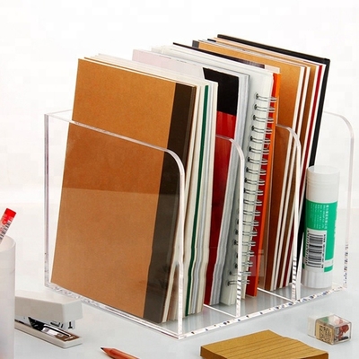 Plexiglass ผู้ถือครองโบว์ลิ่งอะคริลิออกแบบ OEM อะคริลิกรณีหนังสือพิมพ์ผ้าไหม