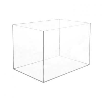 กล่องใส่อะครีลิค 5 มม. ด้านข้าง 12x12x18 นิ้ว 5 มม. พร้อมพิมพ์โลโก้
