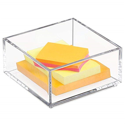 ที่กำหนดเองชัดเจน Lucite 4x6 อะคริลิผู้ถือโบรชัวร์ / ผู้ถือแผ่นกระดาษโน้ต
