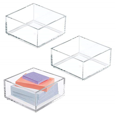 ที่กำหนดเองชัดเจน Lucite 4x6 อะคริลิผู้ถือโบรชัวร์ / ผู้ถือแผ่นกระดาษโน้ต