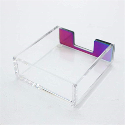 ที่กำหนดเองชัดเจน Lucite 4x6 อะคริลิผู้ถือโบรชัวร์ / ผู้ถือแผ่นกระดาษโน้ต