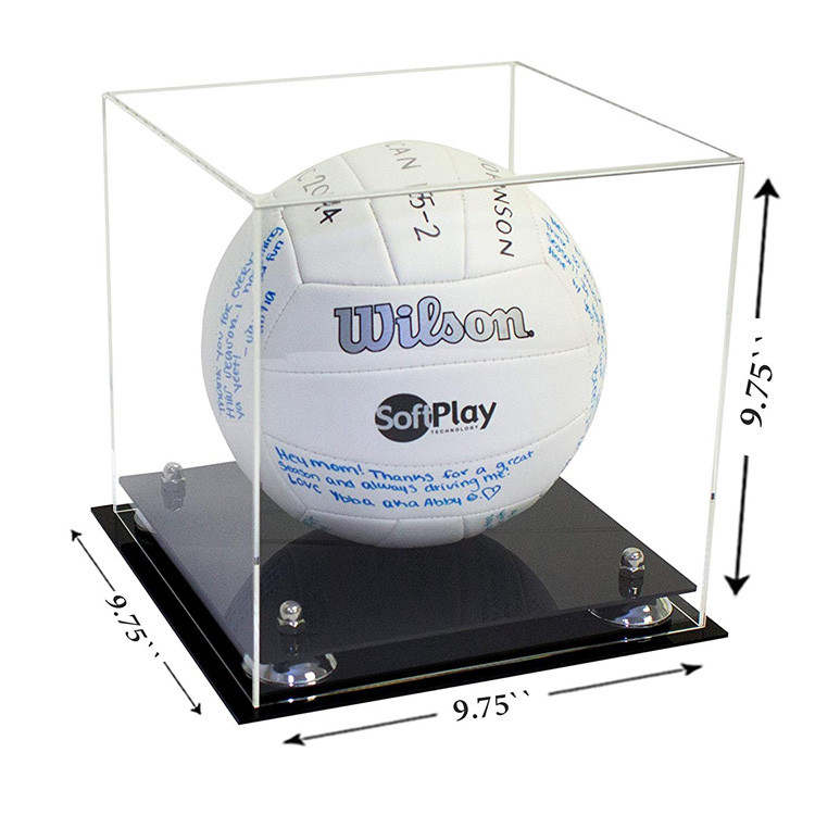 ตู้แสดงสินค้าอะคริลิคตู้คอนเทนเนอร์สำหรับบริการวอลเลย์บอล OEM